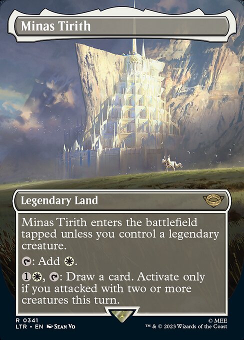 Minas Tirith (341) - BORDERLESS - FULL ART - The Lord of the Rings: Tales of Middle-earth - Game On