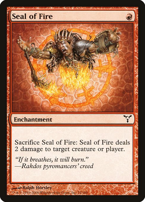 Seal of Fire (71) - Dissension - Game On
