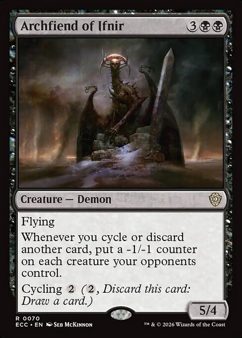 Archfiend of Ifnir (70) - Lorwyn Eclipsed Commander - Game On