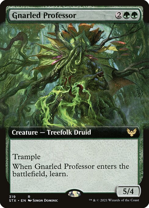 Gnarled Professor (319) - EXTENDED ART - Strixhaven: School of Mages - Game On