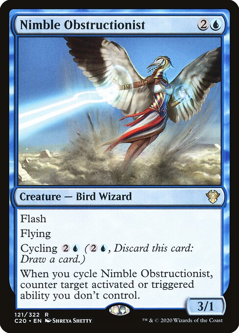 Nimble Obstructionist (121) - Commander 2020 - Game On