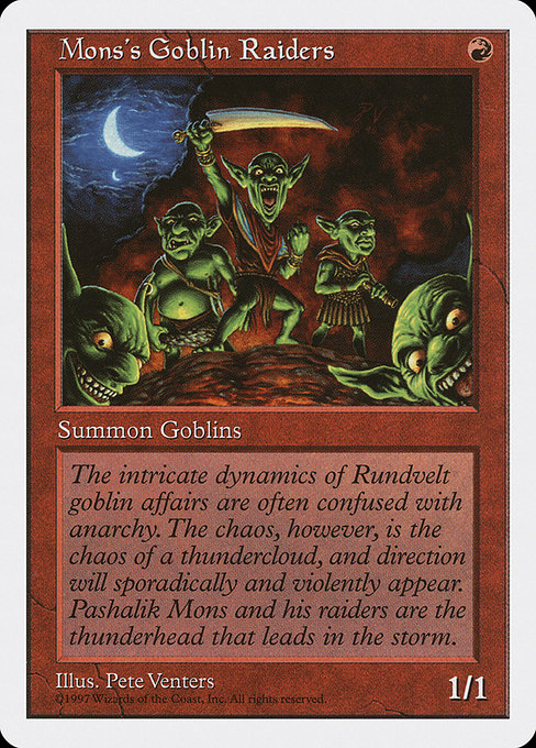 Mons's Goblin Raiders (251) - Fifth Edition - Game On
