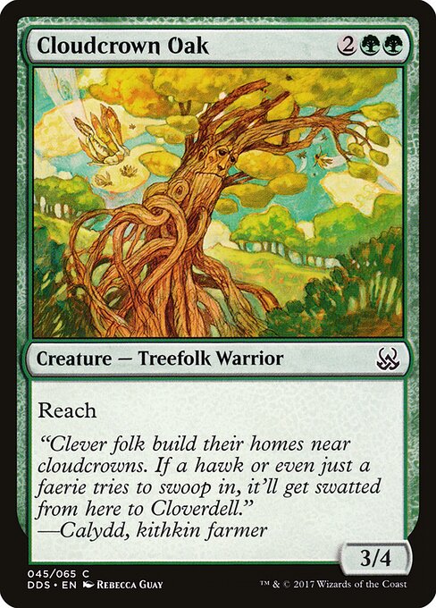 Cloudcrown Oak (45) - Duel Decks: Mind vs. Might - Game On