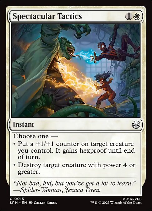 Spectacular Tactics (15) (Foil) - Marvel's Spider-Man - Game On