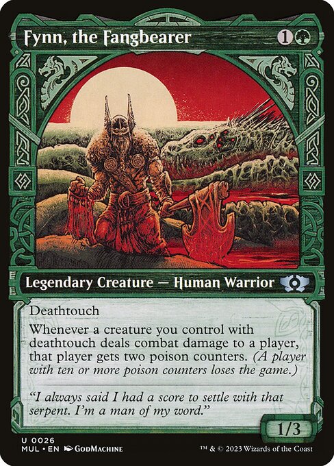 Fynn, the Fangbearer (26) - SHOWCASE (Foil) - Multiverse Legends - Game On