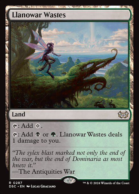 Llanowar Wastes (287) - Duskmourn: House of Horror Commander - Game On