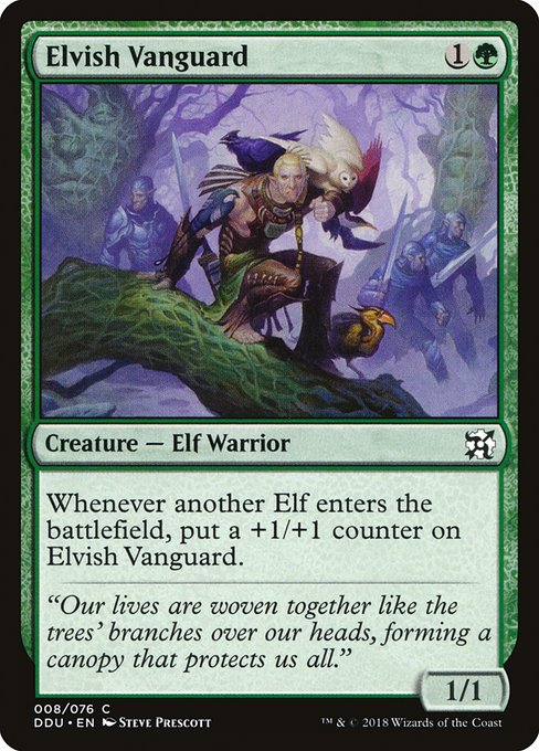 Elvish Vanguard (8) - Duel Decks: Elves vs. Inventors - Game On
