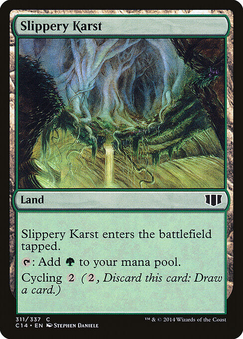 Slippery Karst (311) - Commander 2014 - Game On
