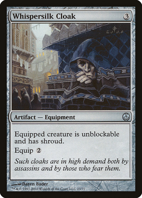 Whispersilk Cloak (23) - Duel Decks: Phyrexia vs. the Coalition - Game On