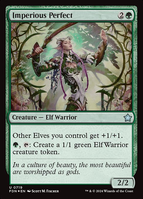 Imperious Perfect (719) (Foil) - Foundations - Game On