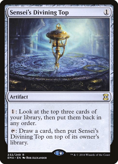 Sensei's Divining Top (232) (Foil) - Eternal Masters - Game On