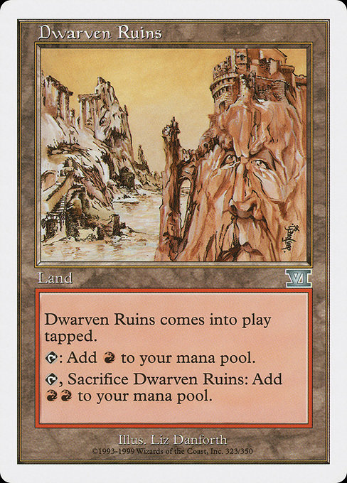 Dwarven Ruins (323) - Classic Sixth Edition - Game On