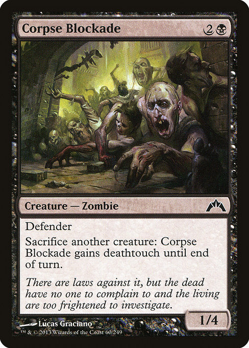 Corpse Blockade (60) (Foil) - Gatecrash - Game On