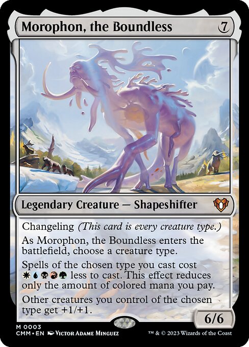 Morophon, the Boundless (3) - Commander Masters - Game On