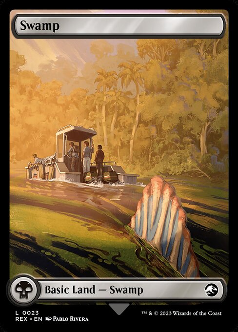 Swamp // Swamp (23) - FULL ART - Jurassic World Collection - Game On