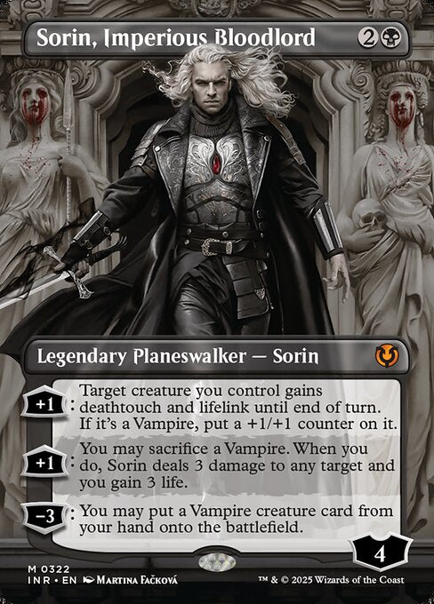 Sorin, Imperious Bloodlord (322) - BORDERLESS - FULL ART - Innistrad Remastered - Game On