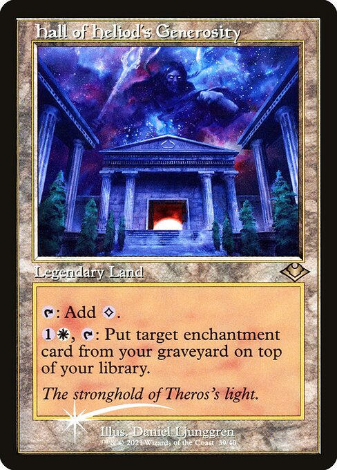 Hall of Heliod's Generosity (39) (Foil) - Modern Horizons 1 Timeshifts - Game On