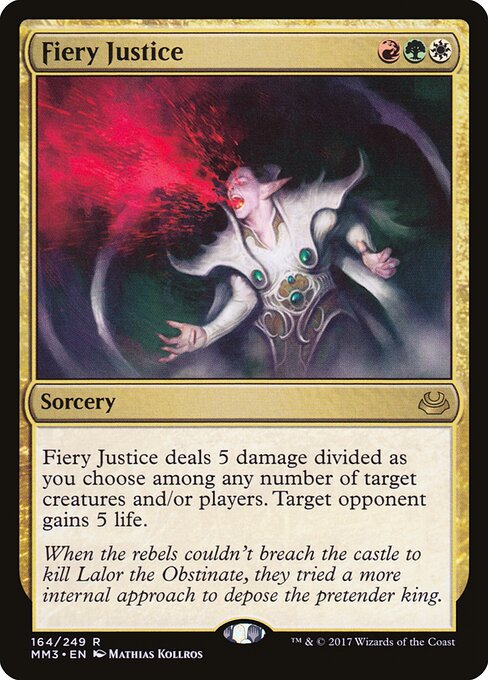 Fiery Justice (164) - Modern Masters 2017 - Game On