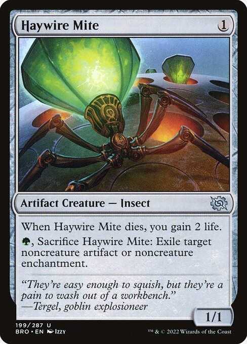 Haywire Mite (199) (Foil) - The Brothers' War - Game On