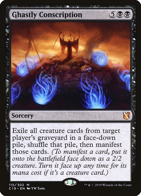 Ghastly Conscription (115) - Commander 2019 - Game On