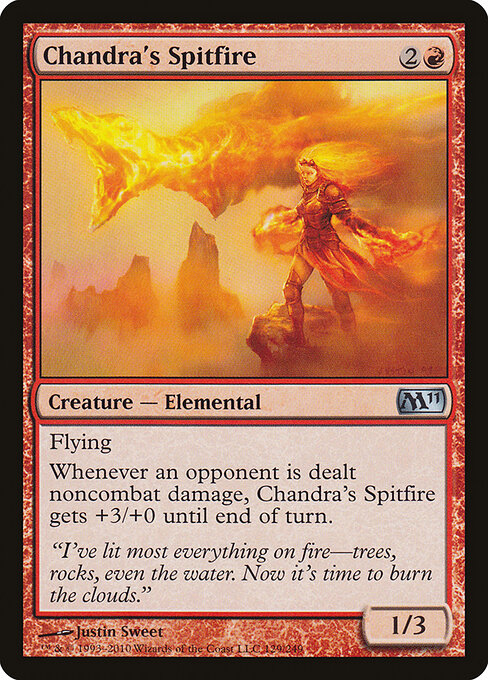 Chandra's Spitfire (129) - Magic 2011 - Game On