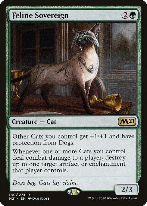 Feline Sovereign (180) - Core Set 2021 - Game On