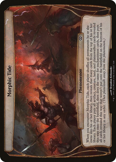 Morphic Tide (3) - OVERSIZE - Planechase 2012 Planes - Game On