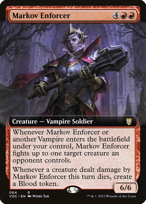 Markov Enforcer (64) - EXTENDED ART - Crimson Vow Commander - Game On