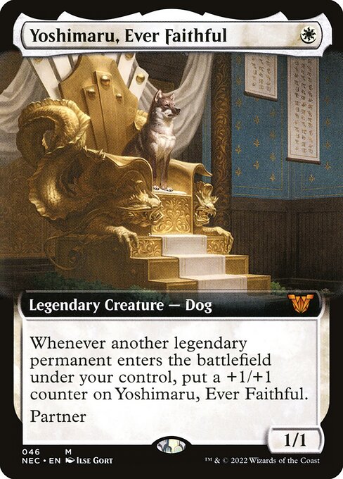 Yoshimaru, Ever Faithful (46) - EXTENDED ART - Neon Dynasty Commander - Game On