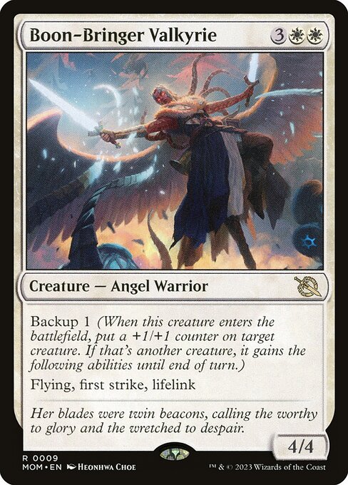 Boon-Bringer Valkyrie (9) (Foil) - March of the Machine - Game On