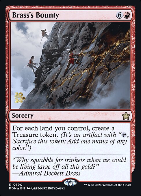 Brass's Bounty (190s) (Foil) - Foundations Promos - Game On