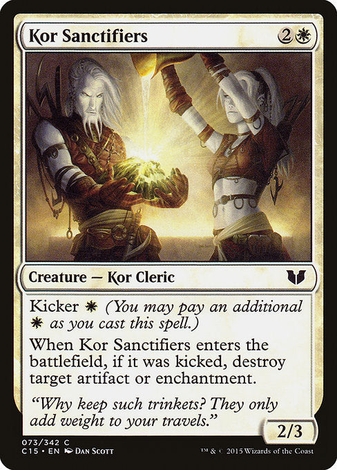 Kor Sanctifiers (73) - Commander 2015 - Game On