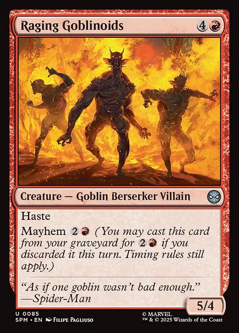 Raging Goblinoids (85) (Foil) - Marvel's Spider-Man - Game On