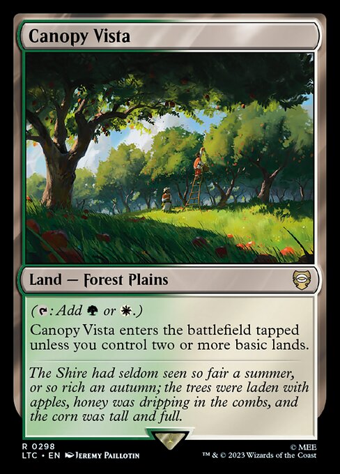 Canopy Vista (298) - Tales of Middle-earth Commander - Game On