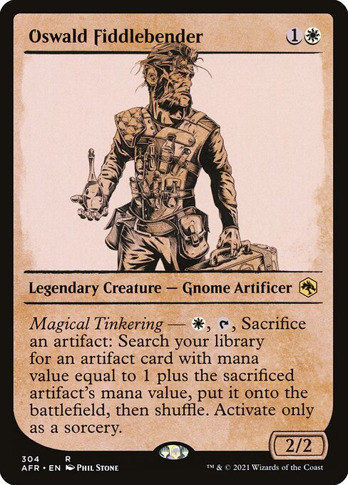 Oswald Fiddlebender (304) - SHOWCASE (Foil) - Adventures in the Forgotten Realms - Game On