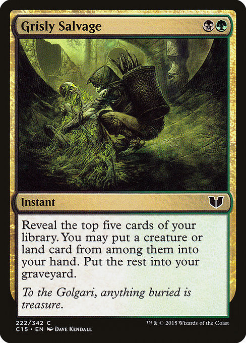 Grisly Salvage (222) - Commander 2015 - Game On