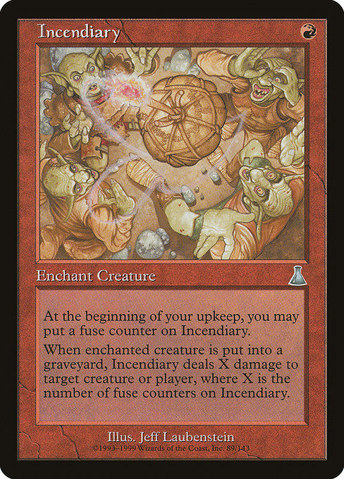 Incendiary (89) - Urza's Destiny - Game On