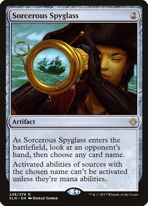 Sorcerous Spyglass (248) (Foil) - Ixalan - Game On