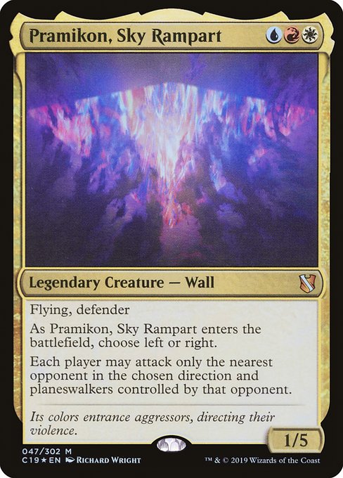 Pramikon, Sky Rampart (47) (Foil) - Commander 2019 - Game On