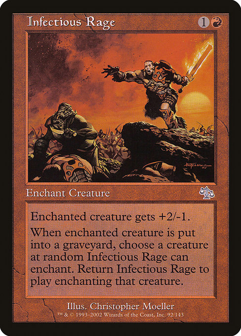 Infectious Rage (92) (Foil) - Judgment - Game On