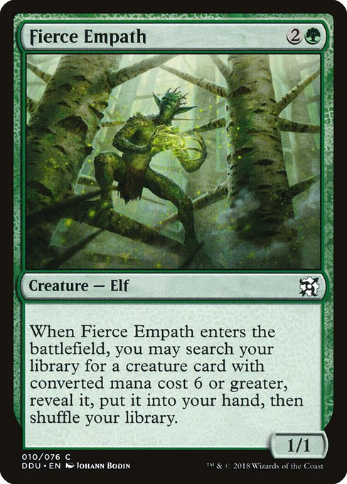 Fierce Empath (10) - Duel Decks: Elves vs. Inventors - Game On