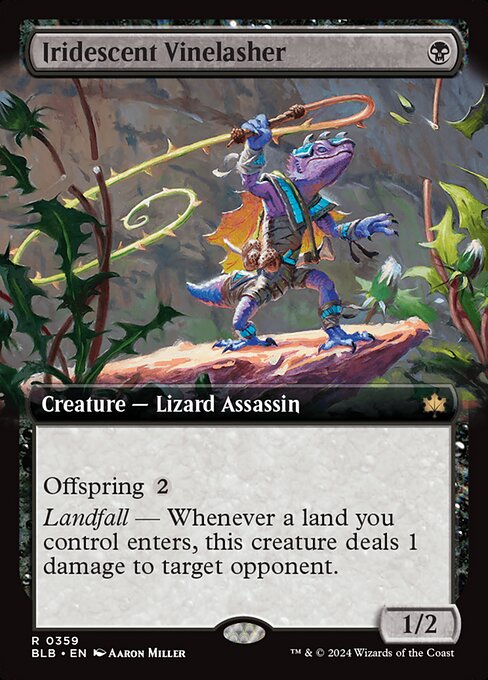 Iridescent Vinelasher (359) - EXTENDED ART - Bloomburrow - Game On