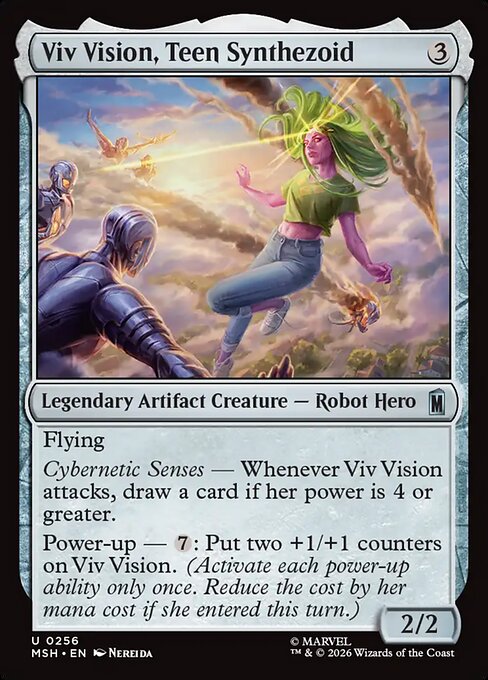 Viv Vision, Teen Synthezoid (256) - Marvel Super Heroes - Game On