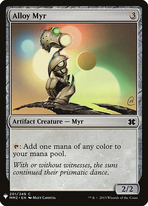 Alloy Myr (MM2-201) - The List - Game On