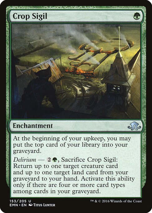 Crop Sigil (153) (Foil) - Eldritch Moon - Game On