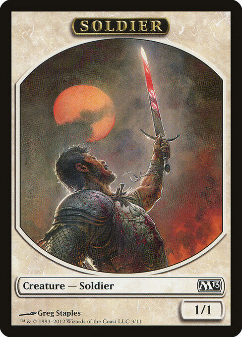 Soldier (3) - Magic 2013 Tokens - Game On