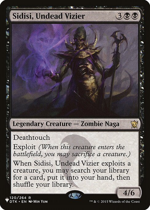 Sidisi, Undead Vizier (DTK-120) - The List - Game On