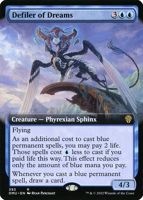 Defiler of Dreams (393) - EXTENDED ART - Dominaria United - Game On