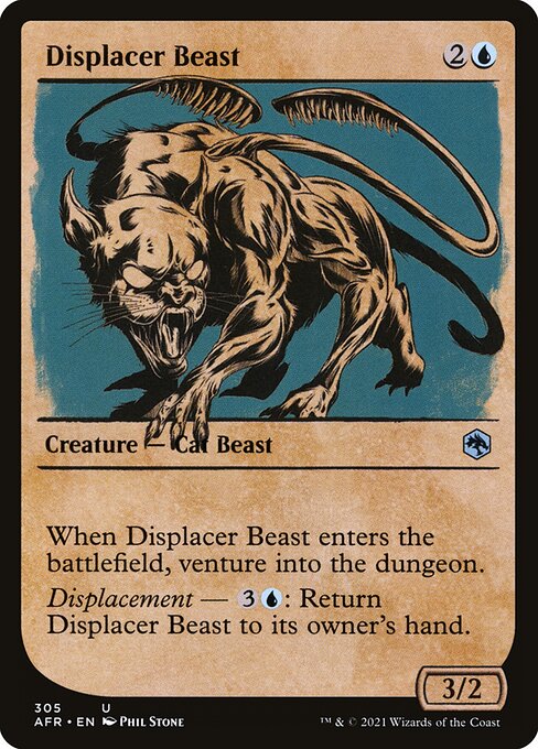Displacer Beast (305) - SHOWCASE - Adventures in the Forgotten Realms - Game On