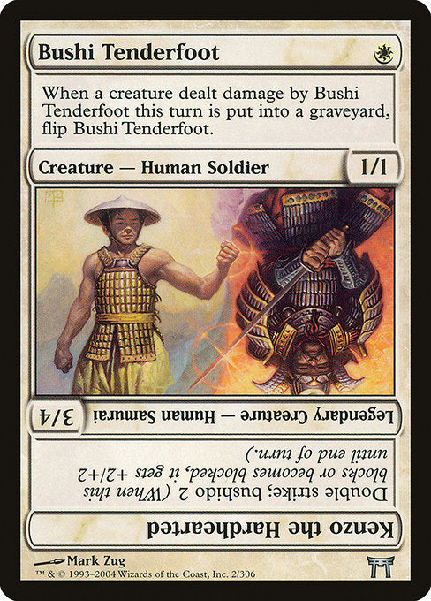 Bushi Tenderfoot // Kenzo the Hardhearted (2) - Champions of Kamigawa - Game On